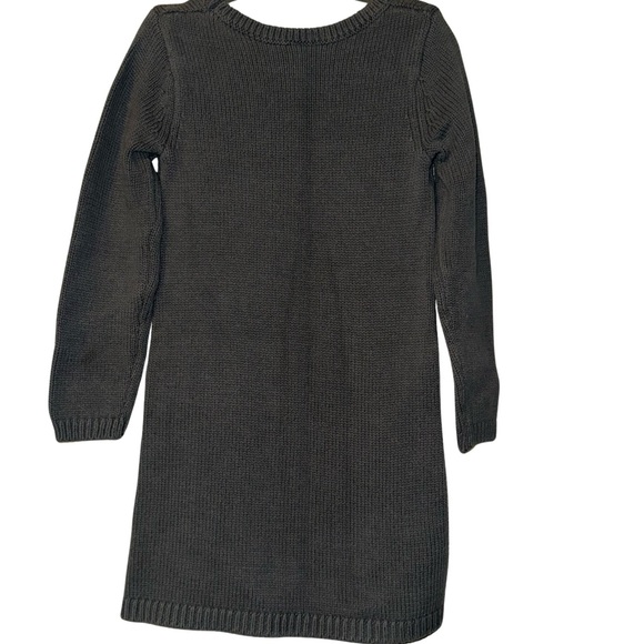 Gymboree gray bear knit sweater dress size 6. - Picture 3 of 7